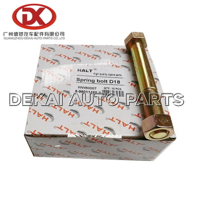 NHR NKRのトラックISUZUのシャーシはばねのボルト8980114880 8-97056420-0を分ける